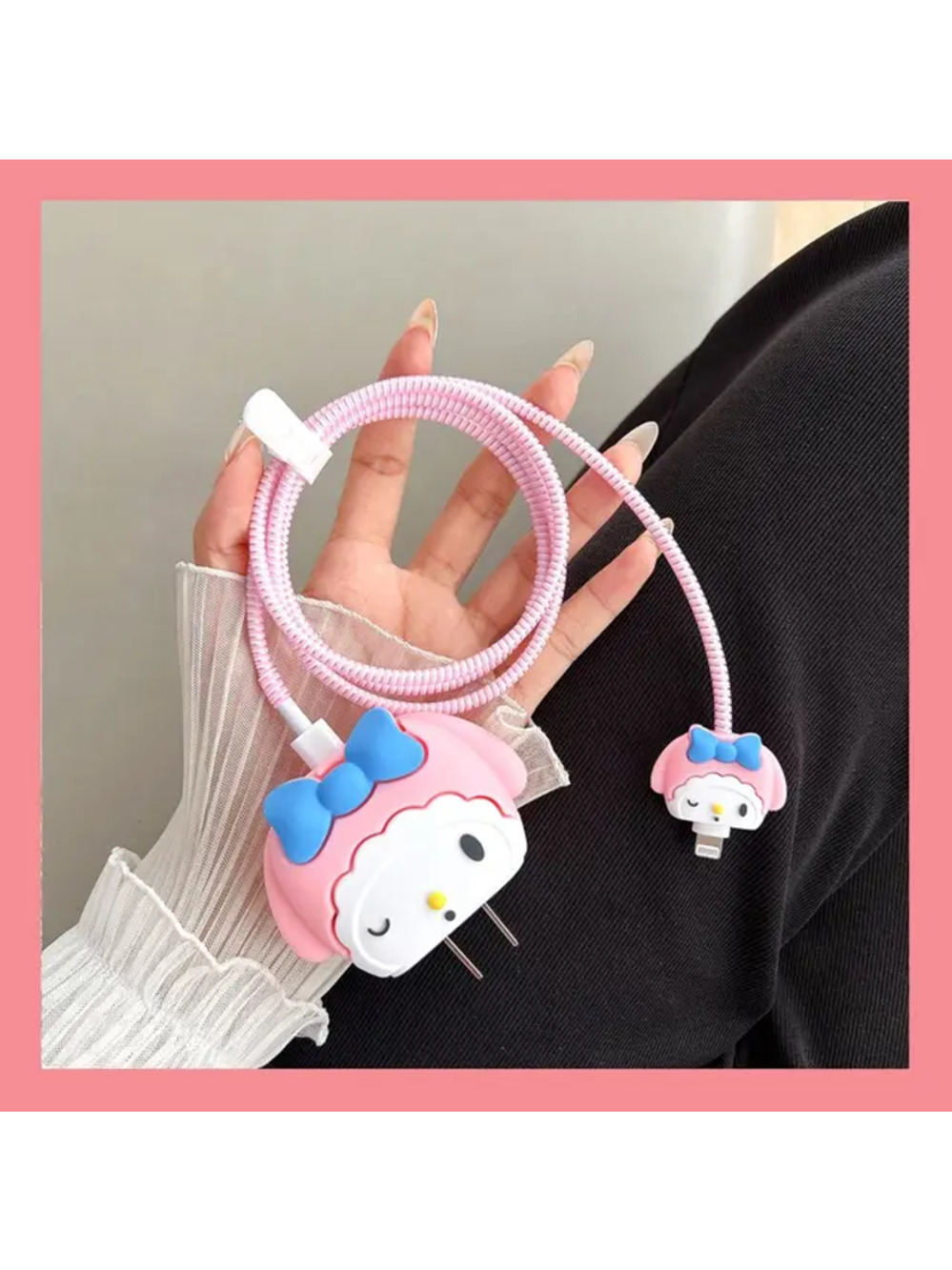 Cute Kitty Cats iPhone Charger and Cable Protectors